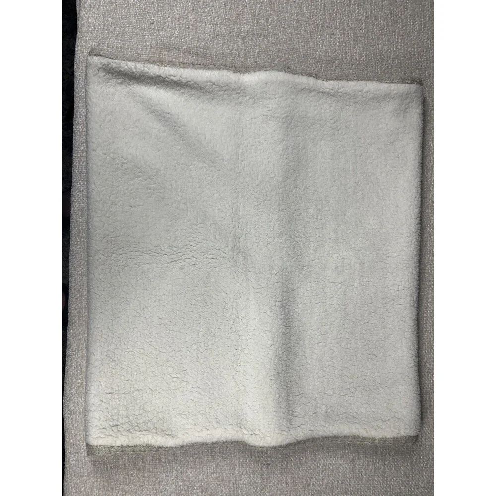 EDDIE BAUER Womens Scarf Sherpa Heather Cream White One Size Snood Infinity Neck